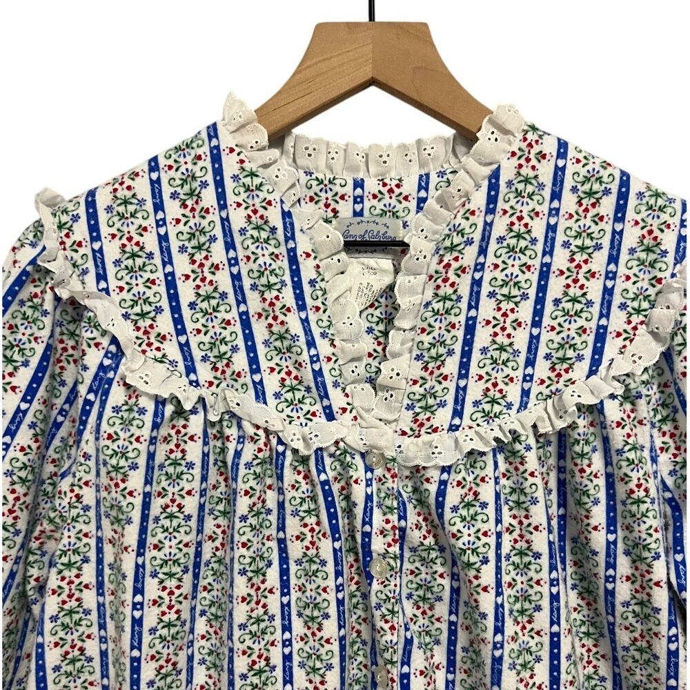 Vintage Lanz Salzburg‎ Flannel Nightgown - Women's Small